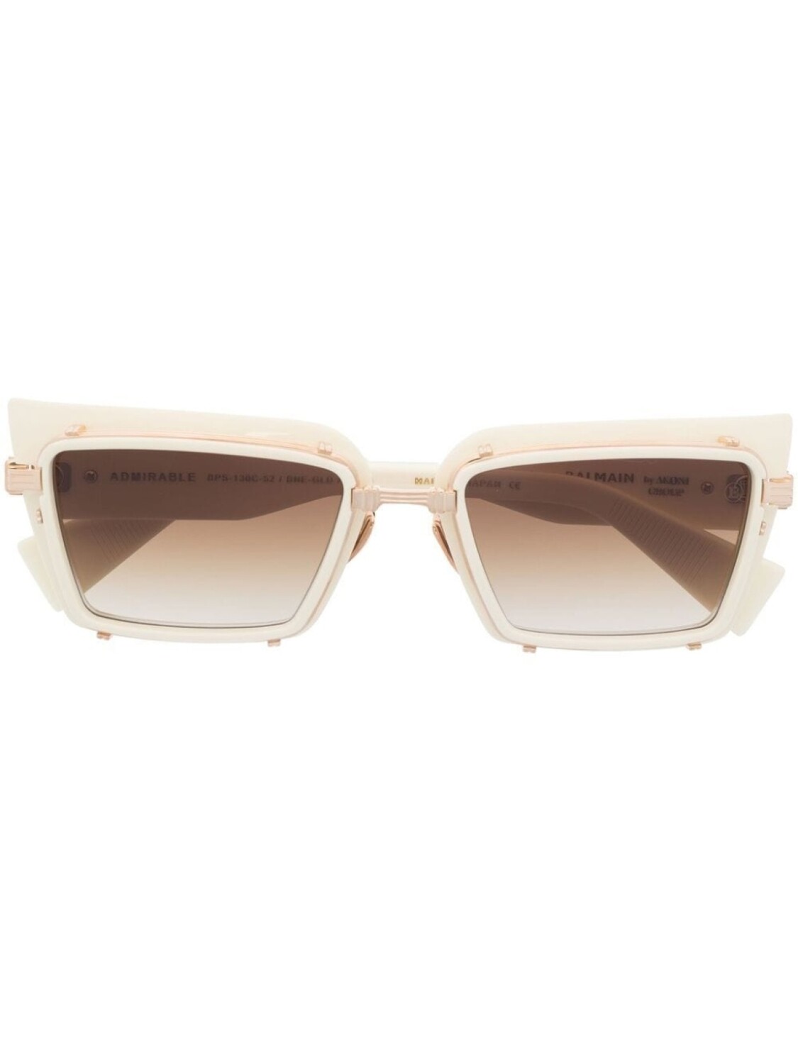 

Balmain Eyewear солнцезащитные очки Admirable в прямоугольной оправе, белый
