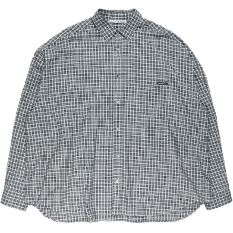 Acne Studios Мужская рубашка, черные, средней толщины