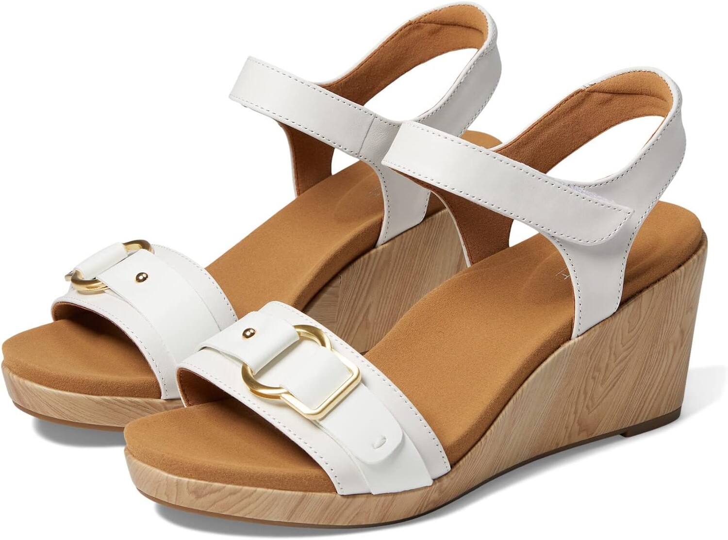 

Туфли Rockport Briah II Two Band, цвет White Leather
