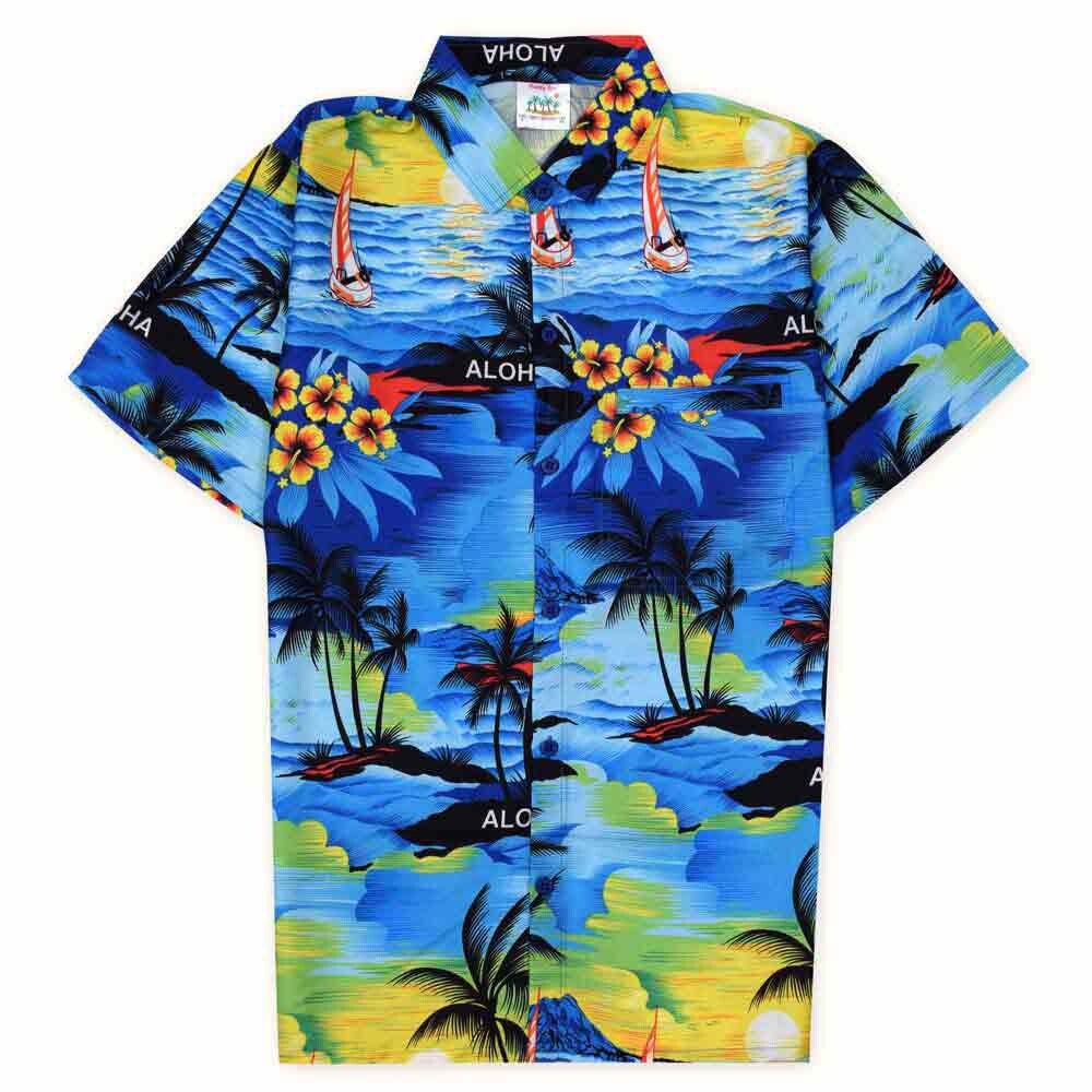 

Рубашка Happy Bay The sunset classic hawaiian, разноцветный