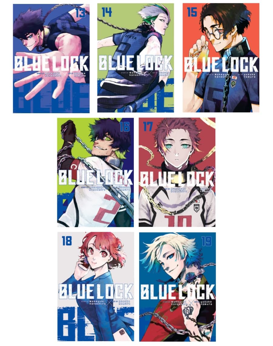 

Blue Lock Series 7-Book Collection Set (Vol.13-Vol.19) - High-Stakes Soccer Manga for Sports and Action Fans (Kodansha Comics)