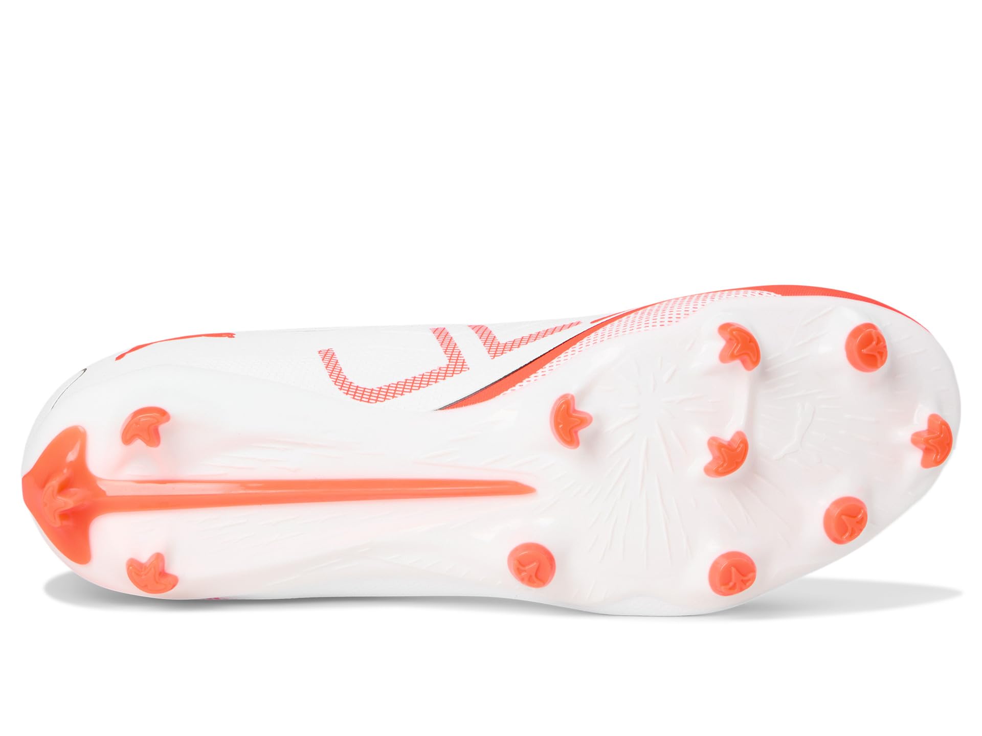 Кроссовки PUMA Ultra 5 Play Firm, Artificial Ground Soccer Cleats, цвет Puma White-Puma Black-Glowing Red — фото 3