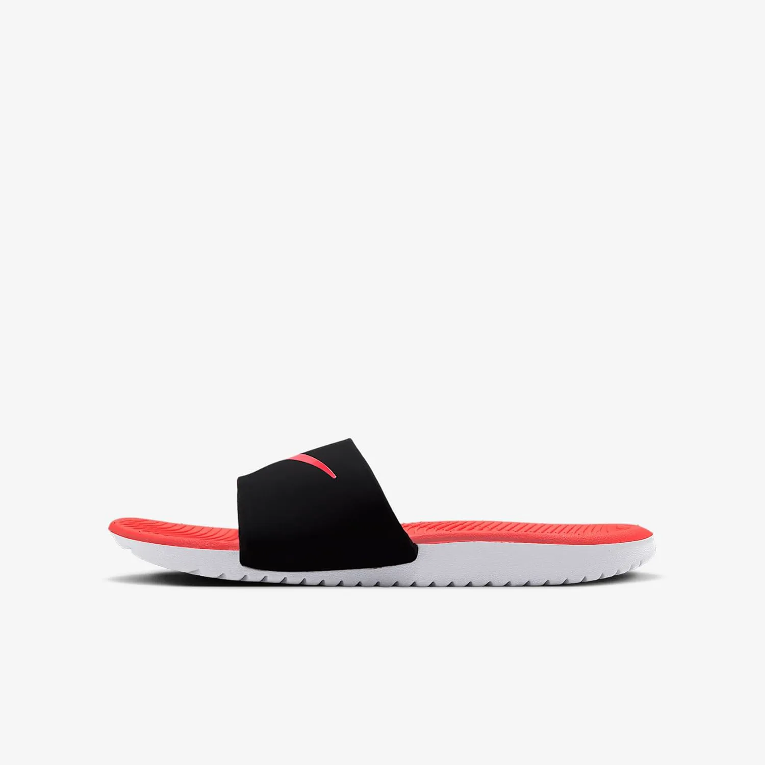 Сандалии Nike Kawa для детей, черный/ярко-малиновый/белый — фото 2