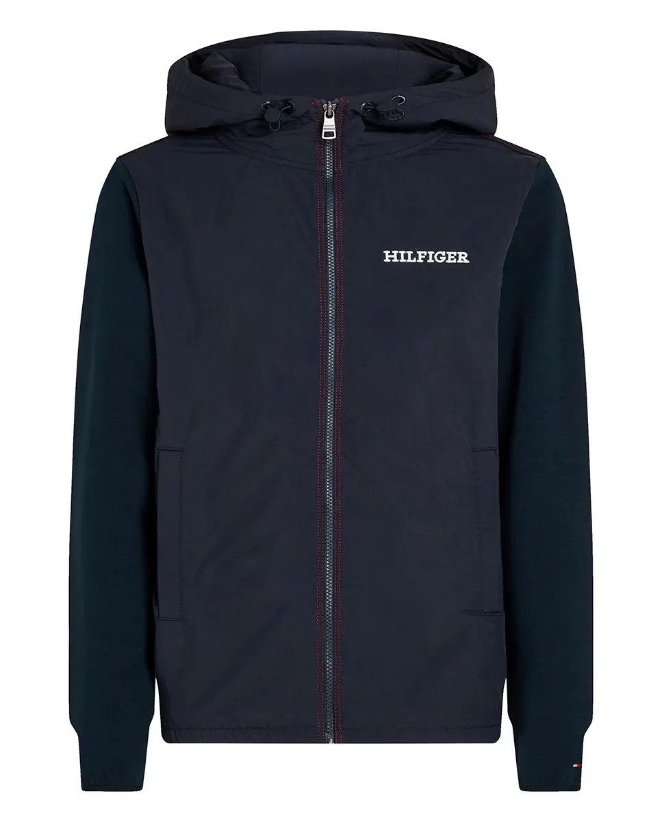 

Мужская толстовка на молнии больших размеров Tommy Hilfiger, темно-синий