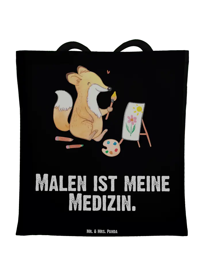 

Сумка для переноски Mr & Mrs Panda Fuchs Malen, черный