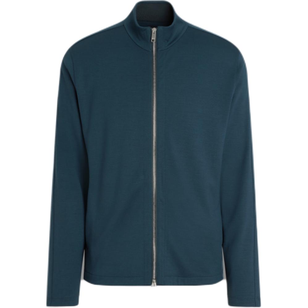 

Ermenegildo Zegna Куртка Zegna SS25 мужская тёмно-зелёная с синим, Dark Green Blue