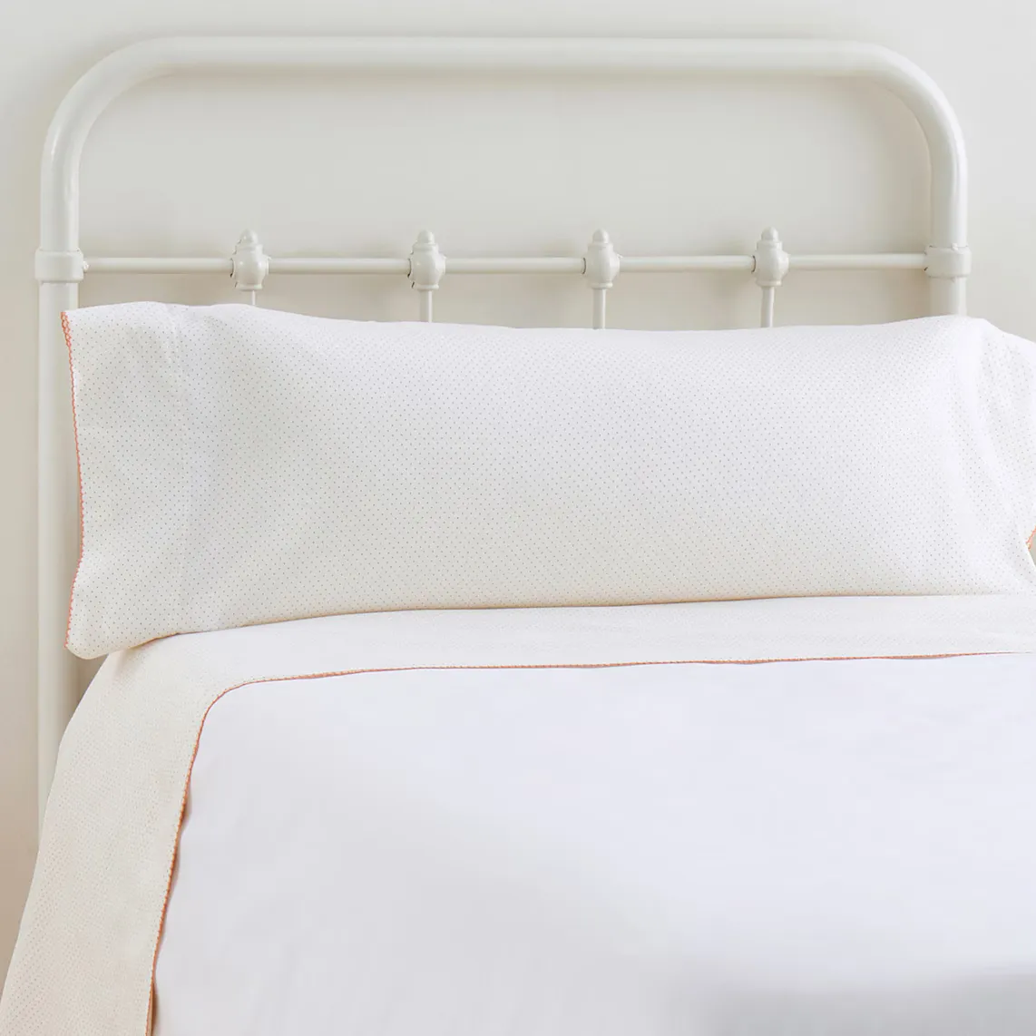 

Комплект простыней из хлопкового сатина Puntini Mini Home - El Corte Inglés, розовый