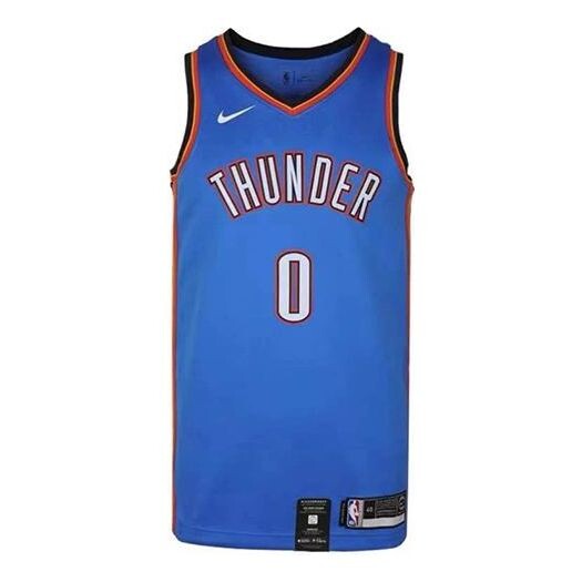 

Майка Nike MENS NBA Oklahoma City Thunder Russell Westbrook 0 Swingman Tank Blue, синий