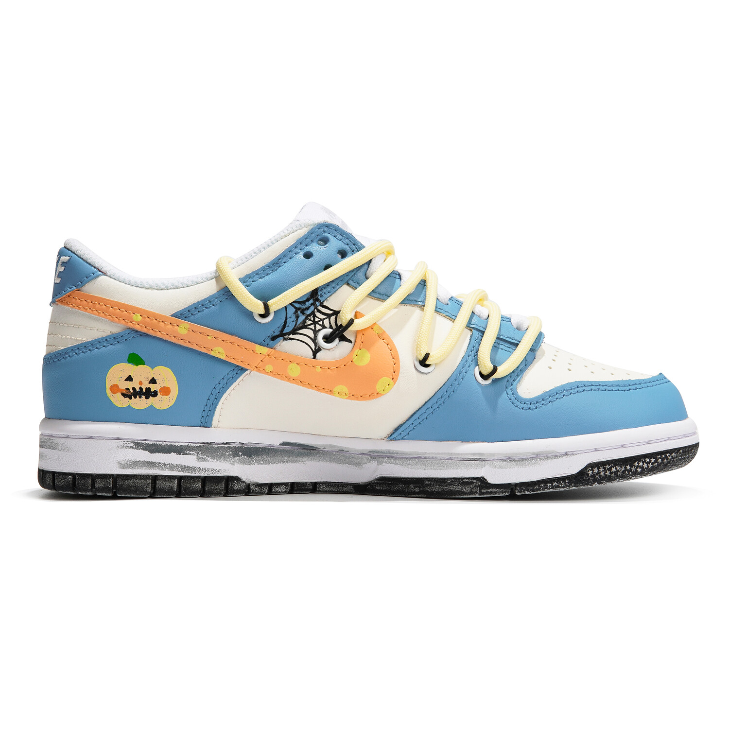 

Кроссовки Nike Dunk Skateboard Shoes Women's Low-Top White Blue, белые/синие, Синий, Кроссовки Nike Dunk Skateboard Shoes Women's Low-Top White Blue, белые/синие