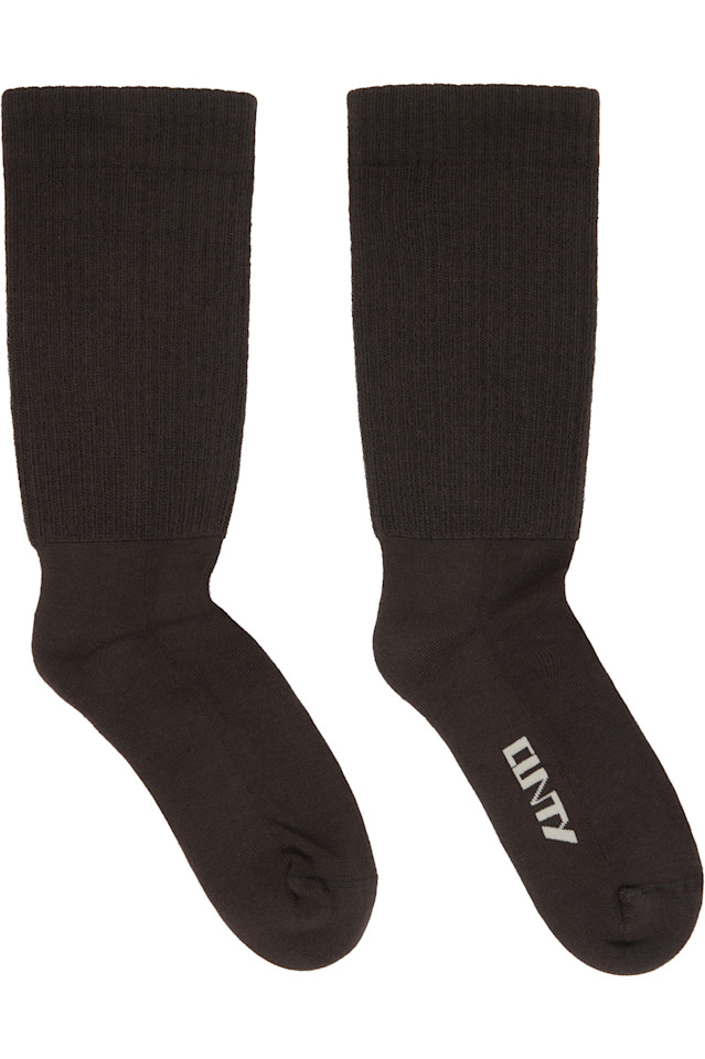 

Rick Owens Drkshdw Серые конкорданские носки до колен