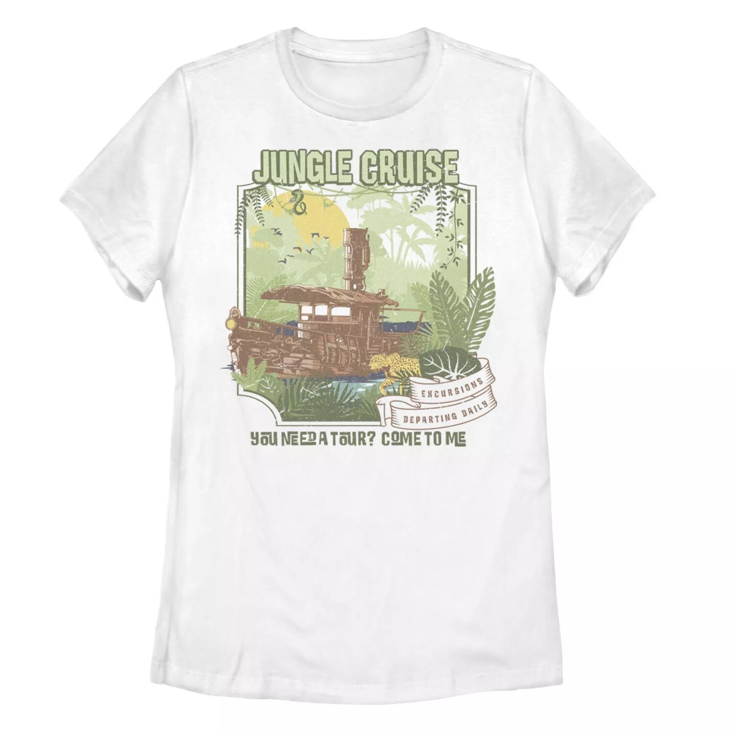

Футболка с плакатом Disney's Jungle Cruise Tour Licensed Character