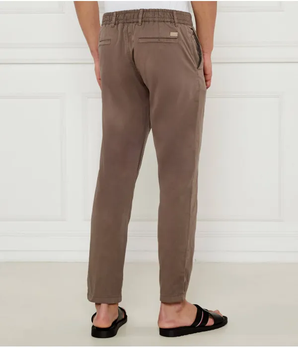 Брюки чинос ds-5 Tapered fit Boss Orange, коричневый — фото 4
