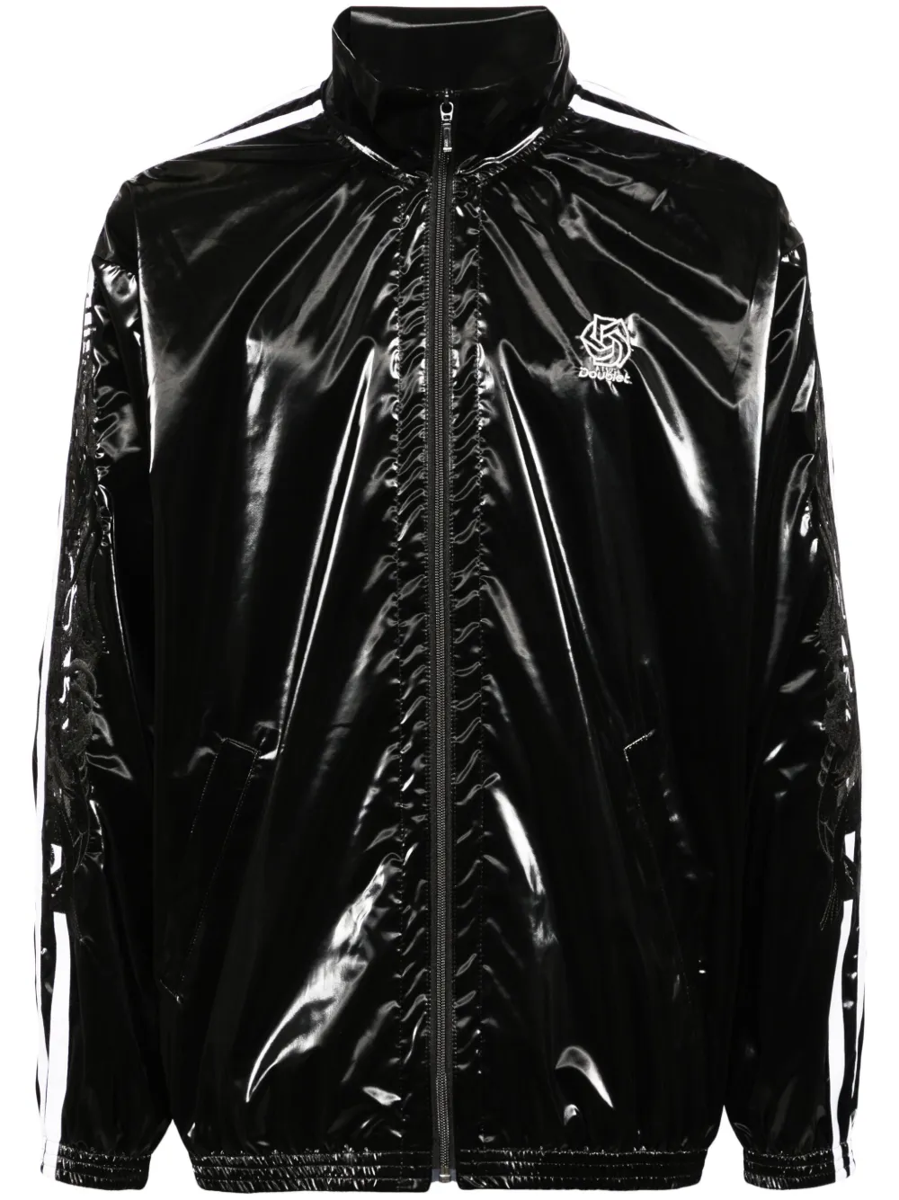 

Лакированная спортивная куртка Doublet, черный