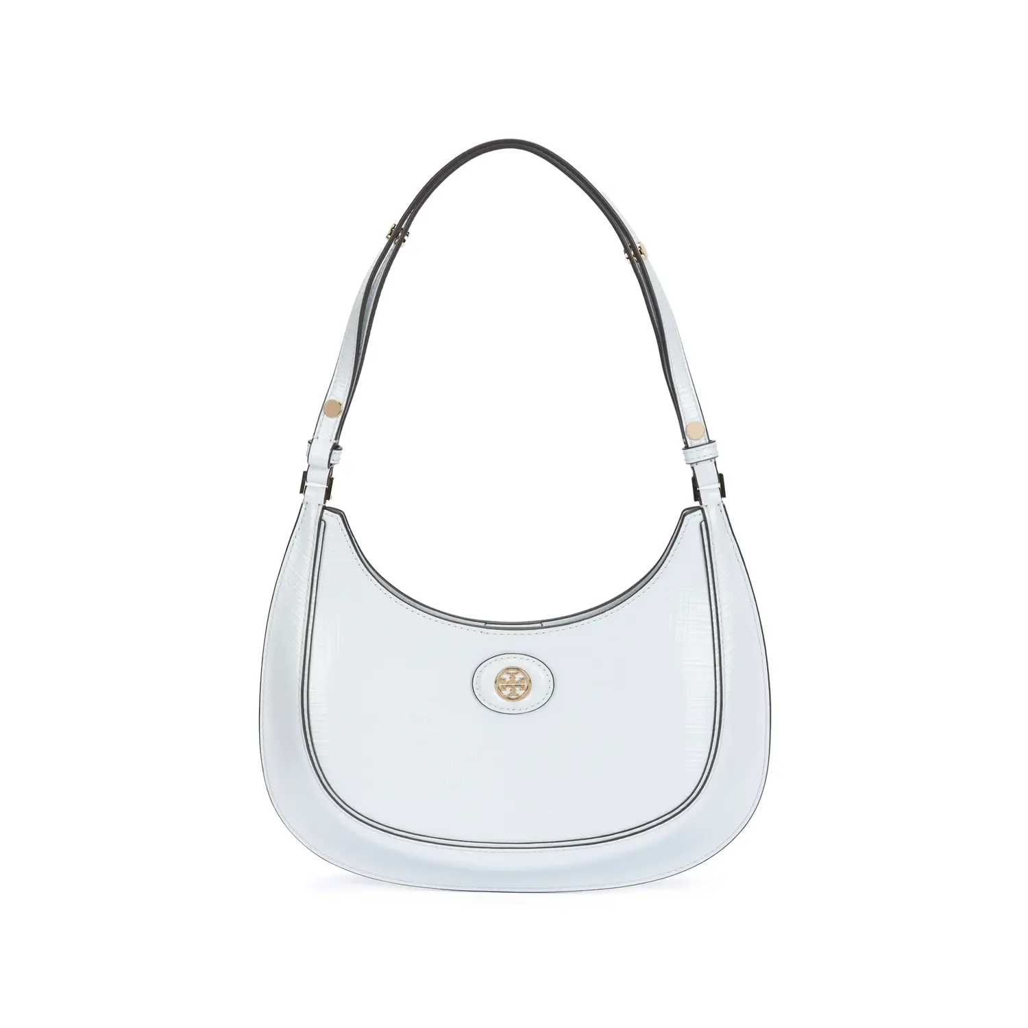 

TORY BURCH Кожаная сумка через плечо Робинсон полумесяц женская сумка через плечо цвет вершина