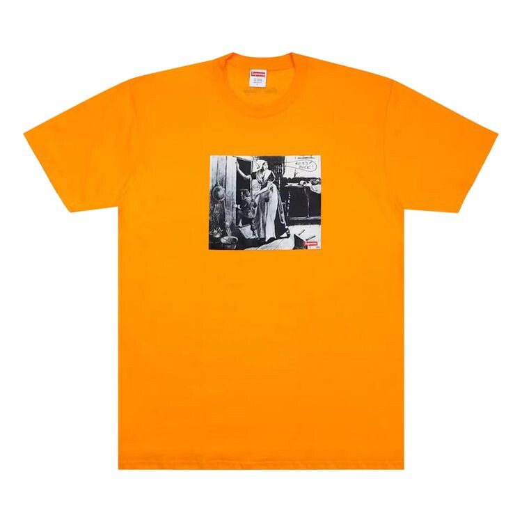 

Футболка Supreme x Mike Kelley Hiding From Indians Tee Bright Orange, оранжевый
