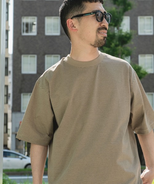 

Футболка с коротким рукавом, быстросохнущая, влагоотводящая, охлаждающая URBAN RESEARCH DOORS, бежевый