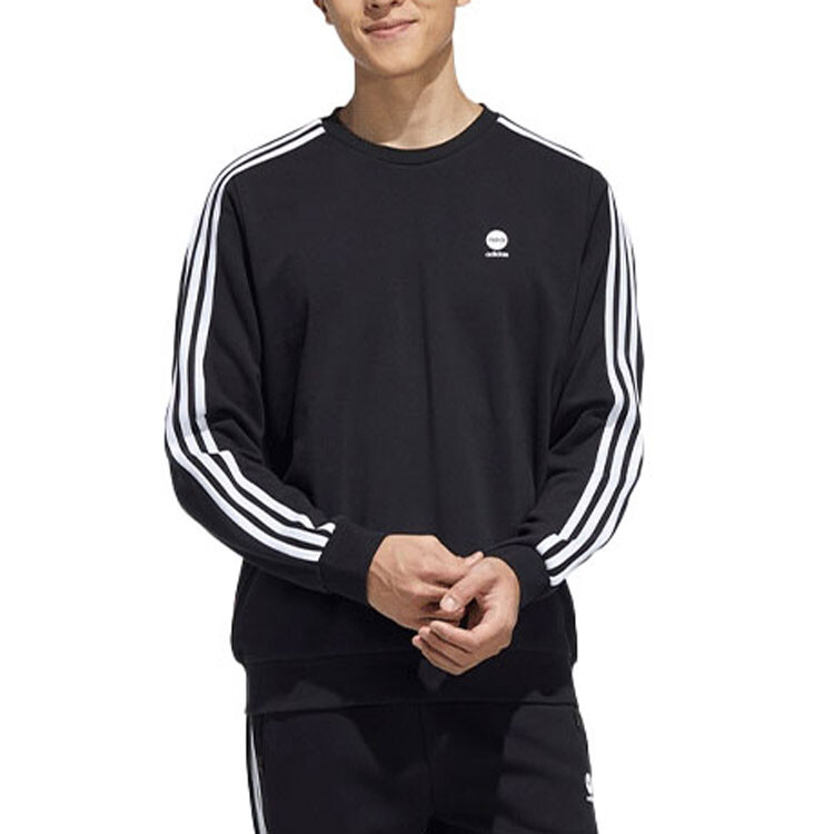 Толстовка мужская черная Adidas Neo, черный — фото 3