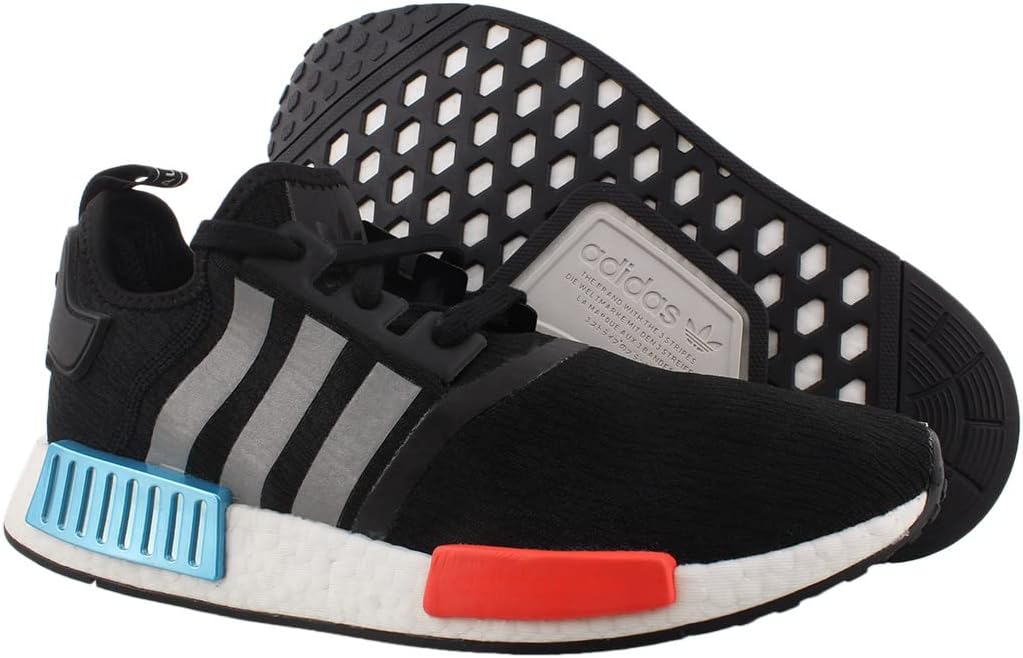 Кроссовки adidas NMDr1 для мужчин, черный/серый — фото 4