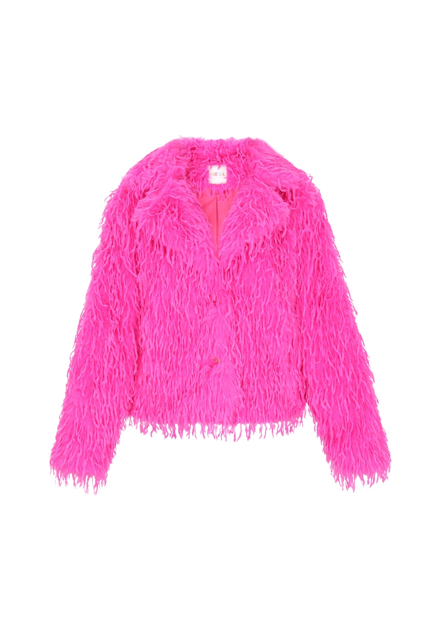 

Куртка межсезонная IZIA Fashion Look, неоново-розовый