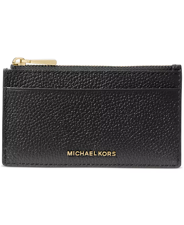 

Чехол для карты-ключ Jet Set из кожи на молнии Michael Kors, черный