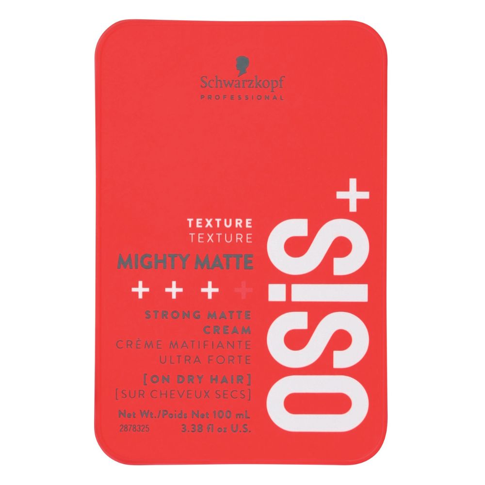 

Матовый крем для волос с очень сильной фиксацией osis+ mighty matte Schwarzkopf Professional, 100 мл