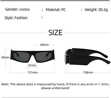 

Ретро солнцезащитные очки для женщин с градиентным переходом цвета, широкие дужки; панк-солнцезащитные очки для мужчин, защита от ультрафиолета UV400 MTZJH, Brown