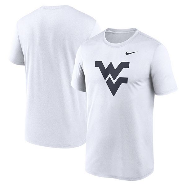 

Мужская белая футболка west virginia mountaineers primetime legend logo Nike