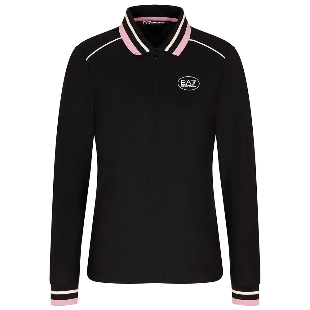 

Поло с длинным рукавом EA7 EMPORIO ARMANI Golf Pro W Pq, черный