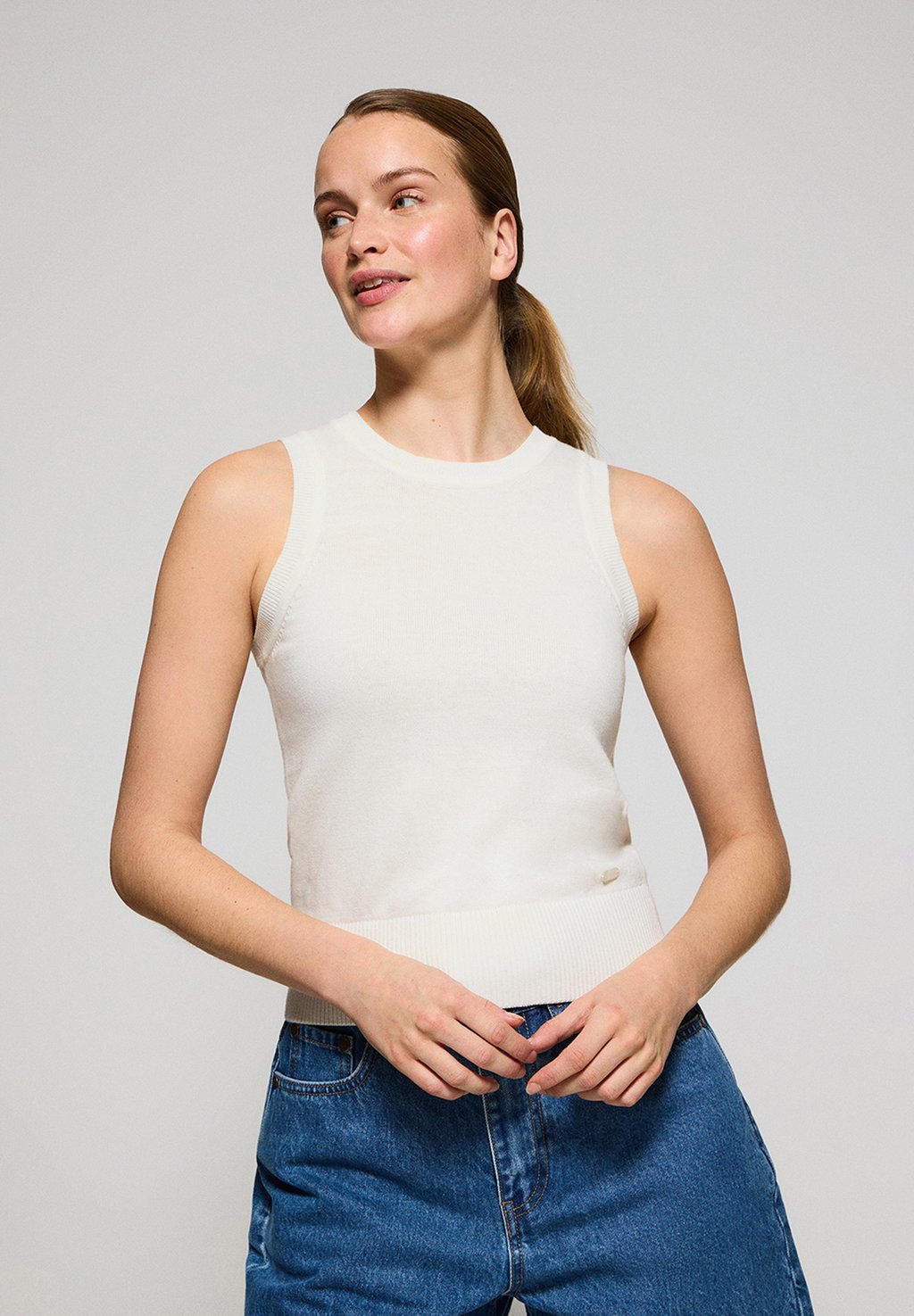 

Топ U NECK GG12 NACRE Polo Club, белый