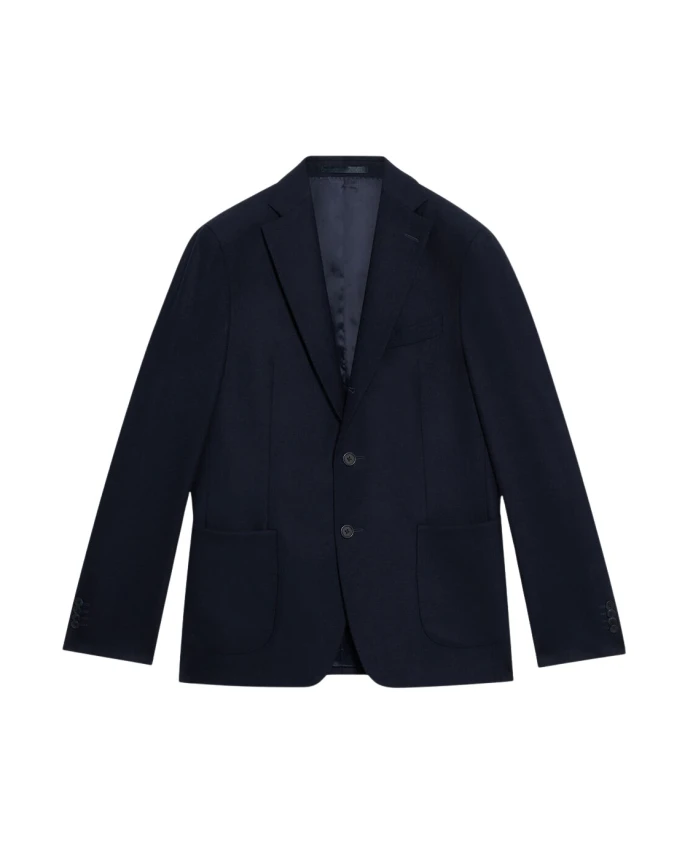 

Блейзер из натуральной смесовой шерсти. Brooks Brothers, синий