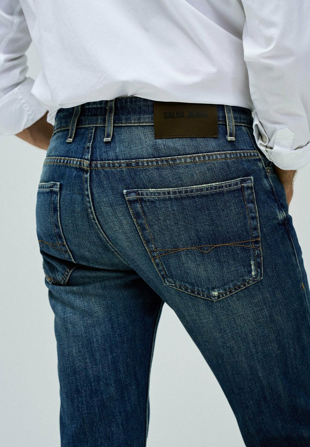 

Джинсы прямого кроя Salsa Jeans, синий