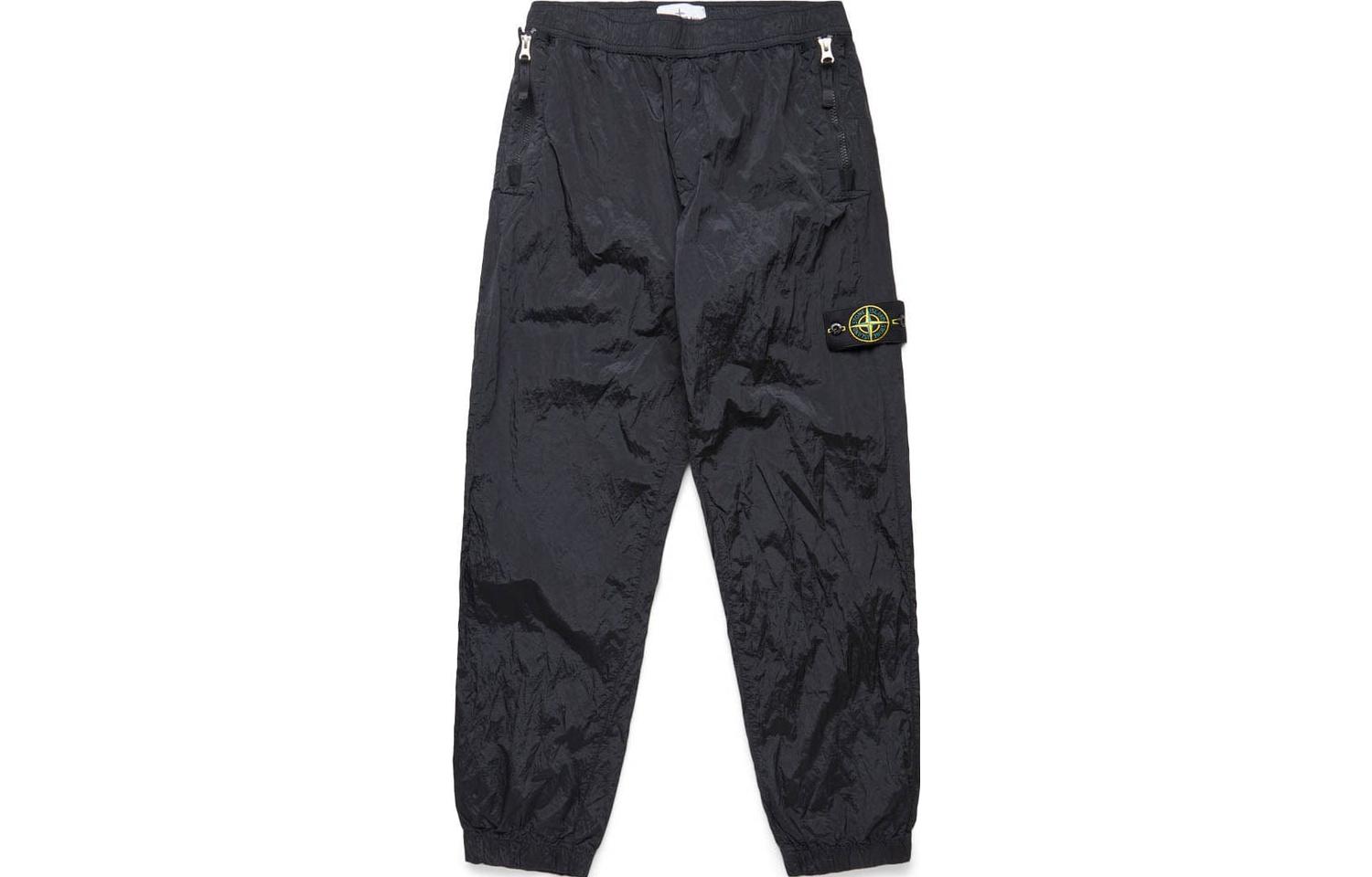 Брюки Compass-badge STONE ISLAND, Metal Black — фото 2