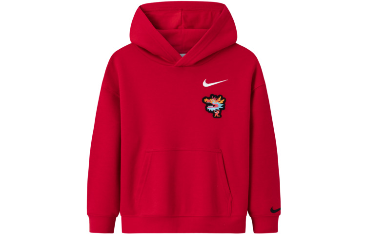 

Nike Толстовка в стиле преппи красная для детей 3-7 лет