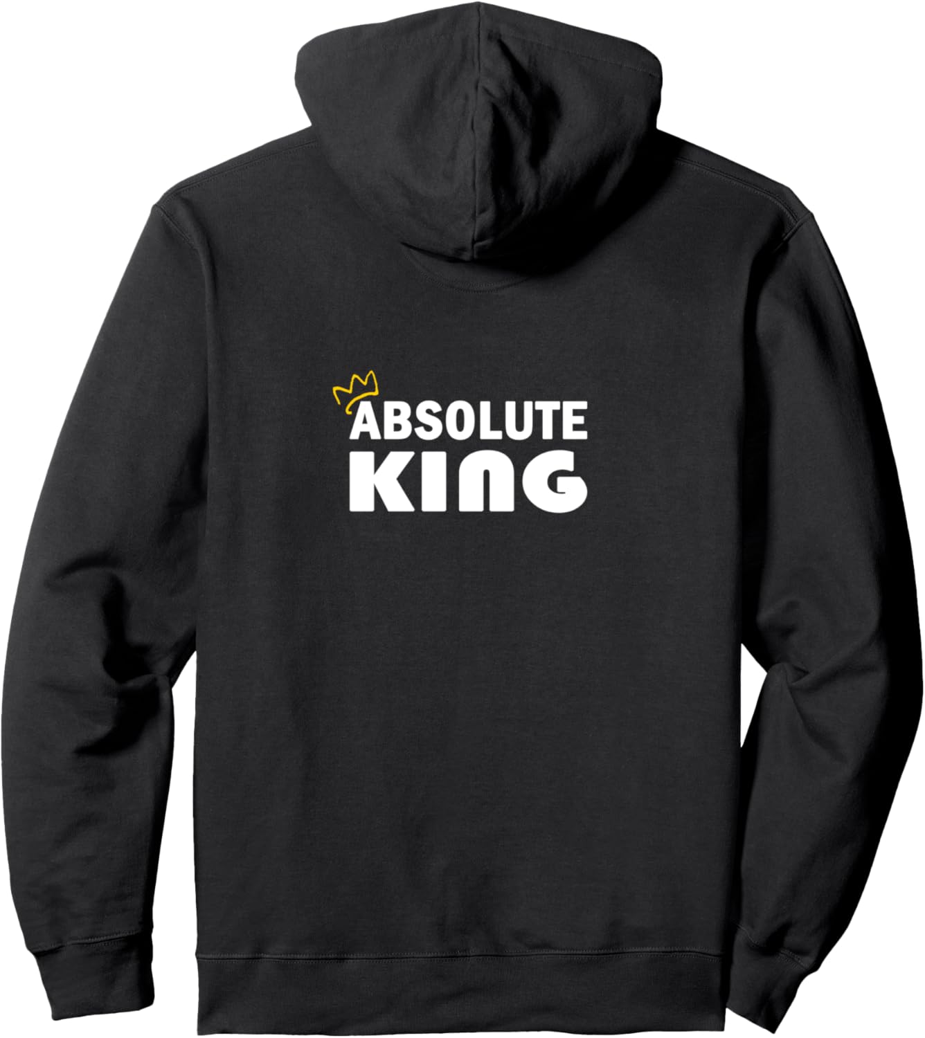 

Худи Absolute King Queen Crown Cool Awesome Gift For Guy, черный
