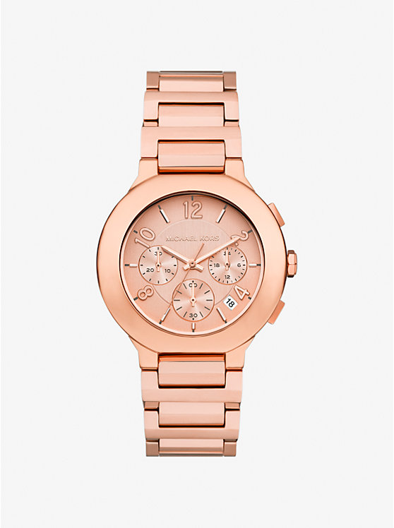 

Крупные часы Gramercy цвета розового золота Michael Kors, розовый