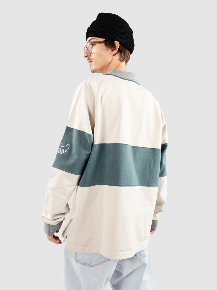 Лонгслив adidas Skateboarding Shmoo H Rugby Longsleeve, alumin/prvime — фото 2