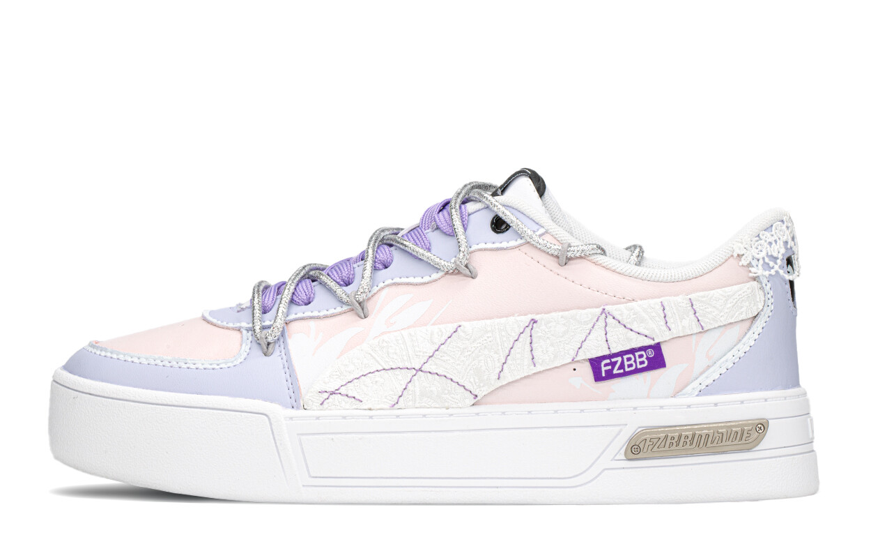 

Кроссовки Puma Skye Skateboarding Shoes Women's Low-top White/purple, сиреневый/фиолетовый/белый