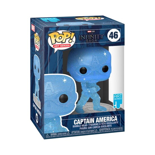 

Funko POP! Арт-серия, коллекционная фигурка, Marvel Infinity Saga, Капитан Америка, 46 лет