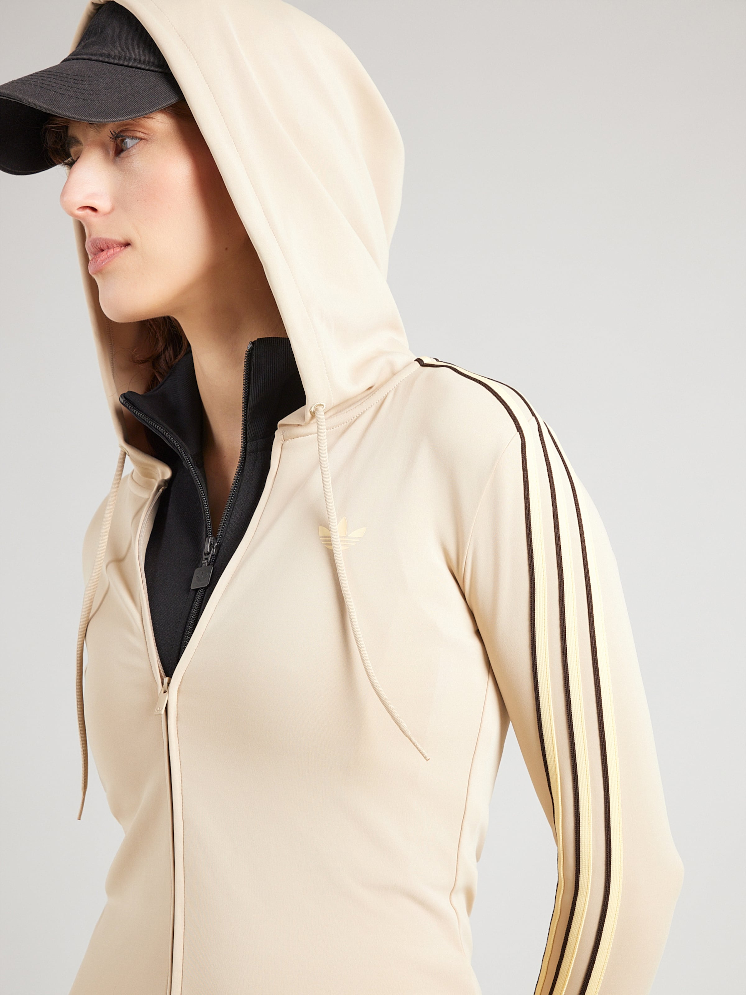 Adidas Originals Худи на молнии в синем цвете — фото 2