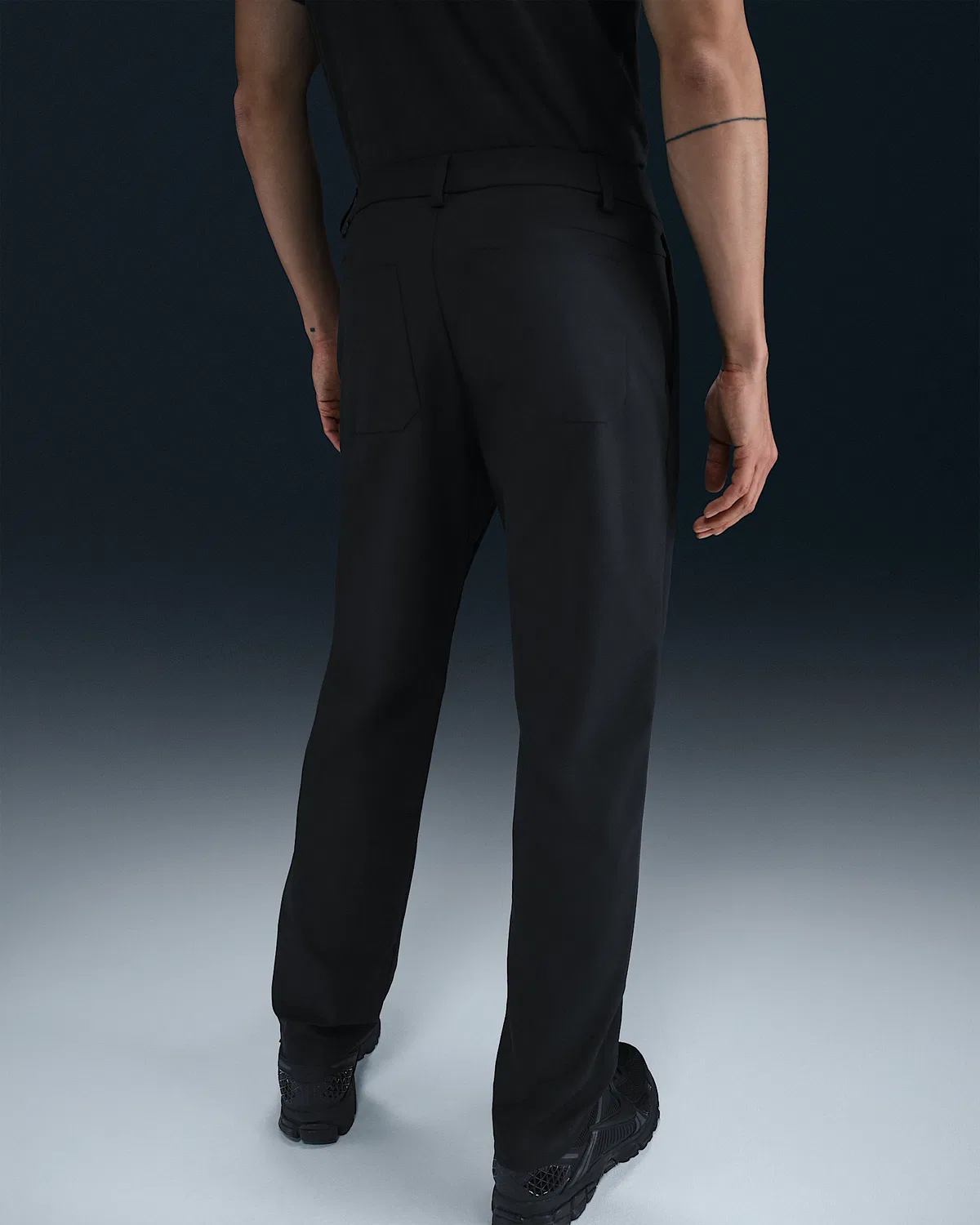 Мужские брюки Dri-FIT 5-Pocket Regular Nike 24.7 PerfectStretch, Black/Black/Dark Smoke Grey — фото 3