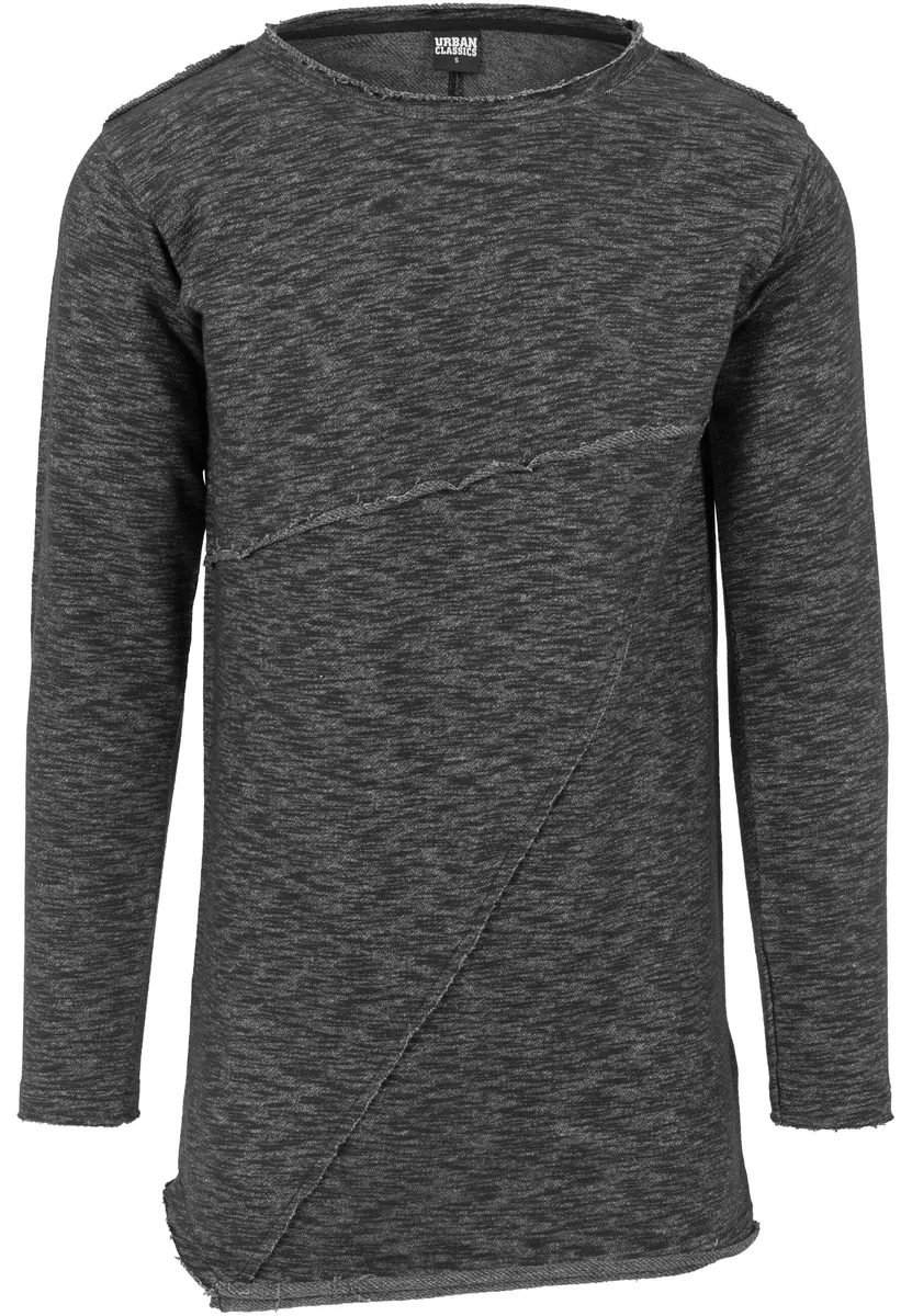 

Свитер с круглым вырезом URBAN CLASSICS " Urban Classics Men's Fashion Long Terry Crew", черный