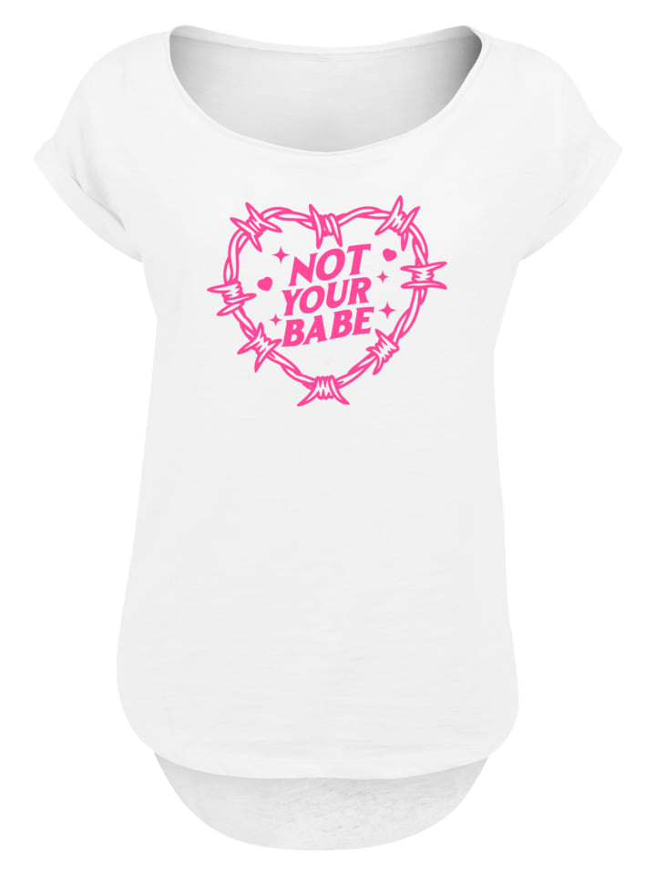 

Футболка Independent Woman Not Your Babe к Международному женскому дню в белом цвете F4NT4STIC