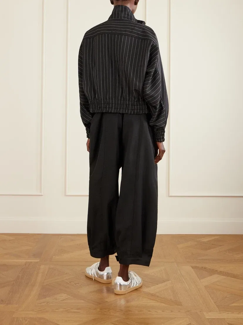Полосатая куртка из переработанных материалов Y-3 adidas Originals, черный — фото 3