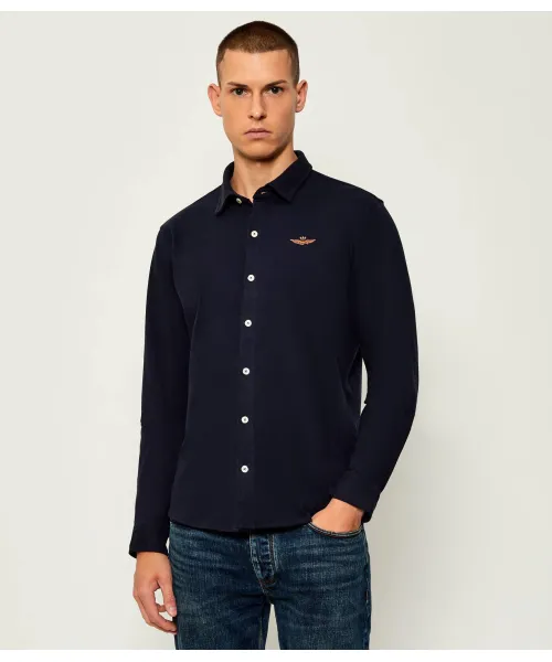 

Рубашка Regular fit Aeronautica Militare, синий