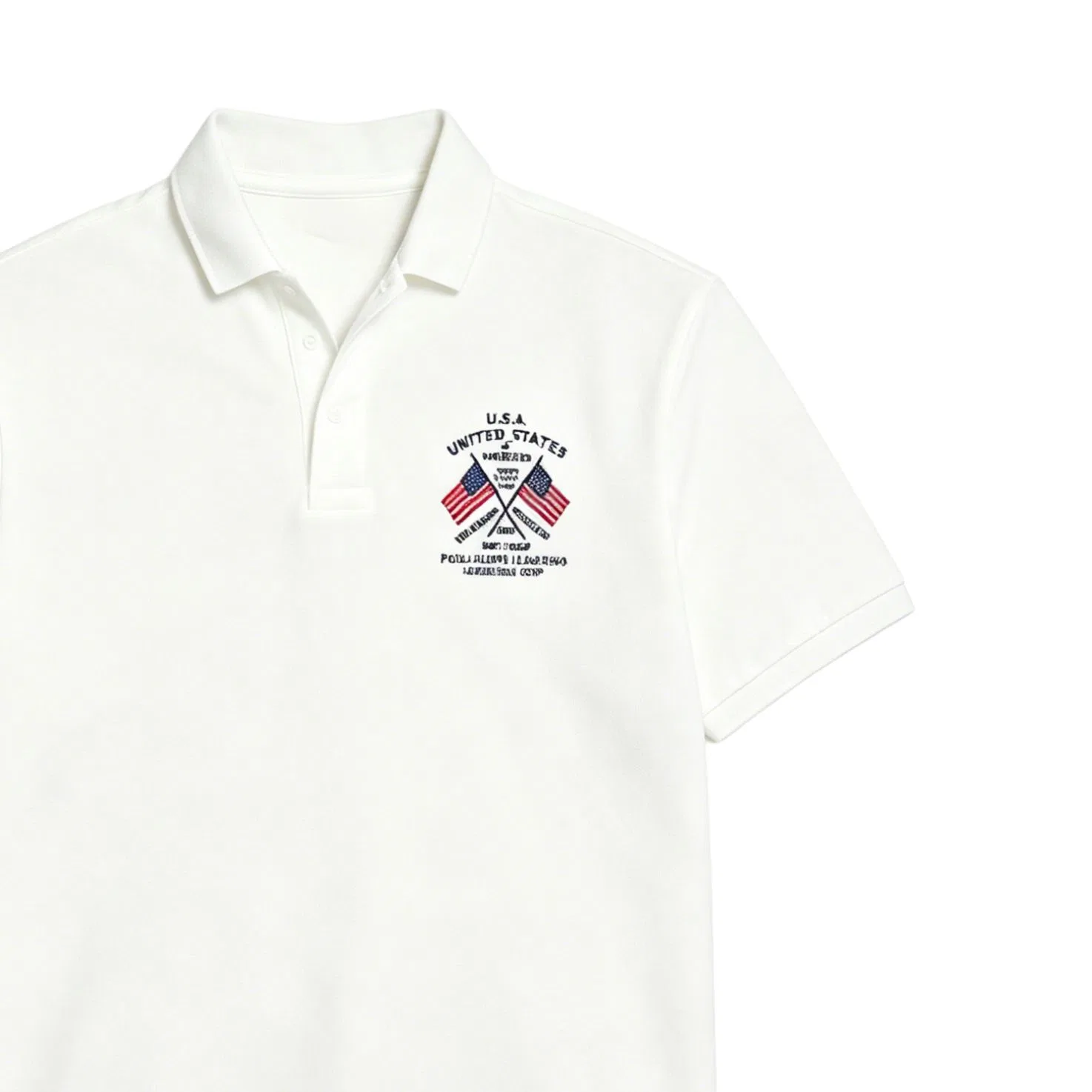 Поло мужское Polo Ralph Lauren белое — фото 3