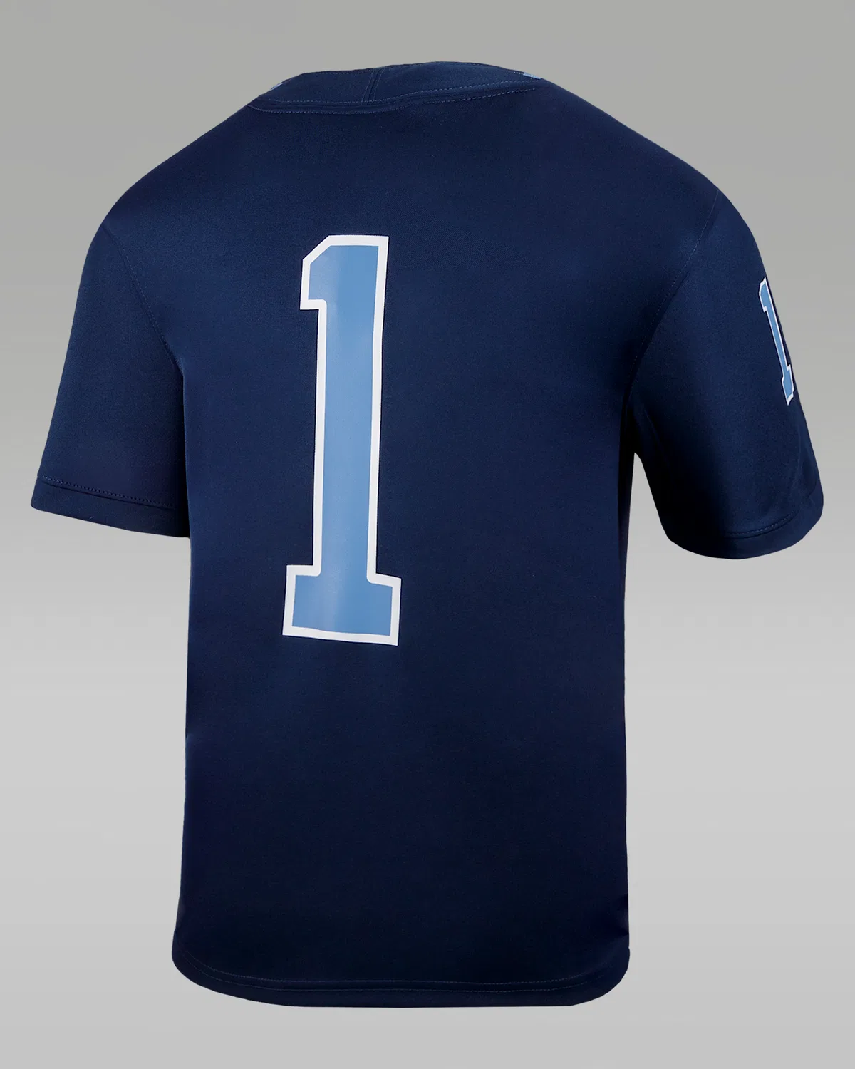 Детская большая футболка Nike College Untouchable Game Jersey North Carolina, Navy — фото 2