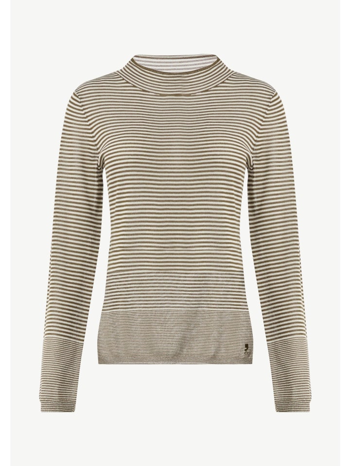 

Comma Вязаный свитер цвета 77X0_светло-оливково-зеленый