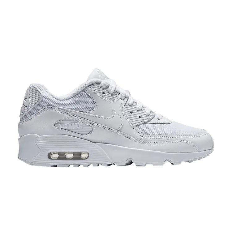 

Кроссовки Nike Air Max 90 Mesh GS 'Triple White', белый