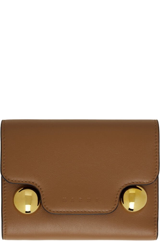 

Кошелек Trunkaroo Trifold из загорелой кожи Marni