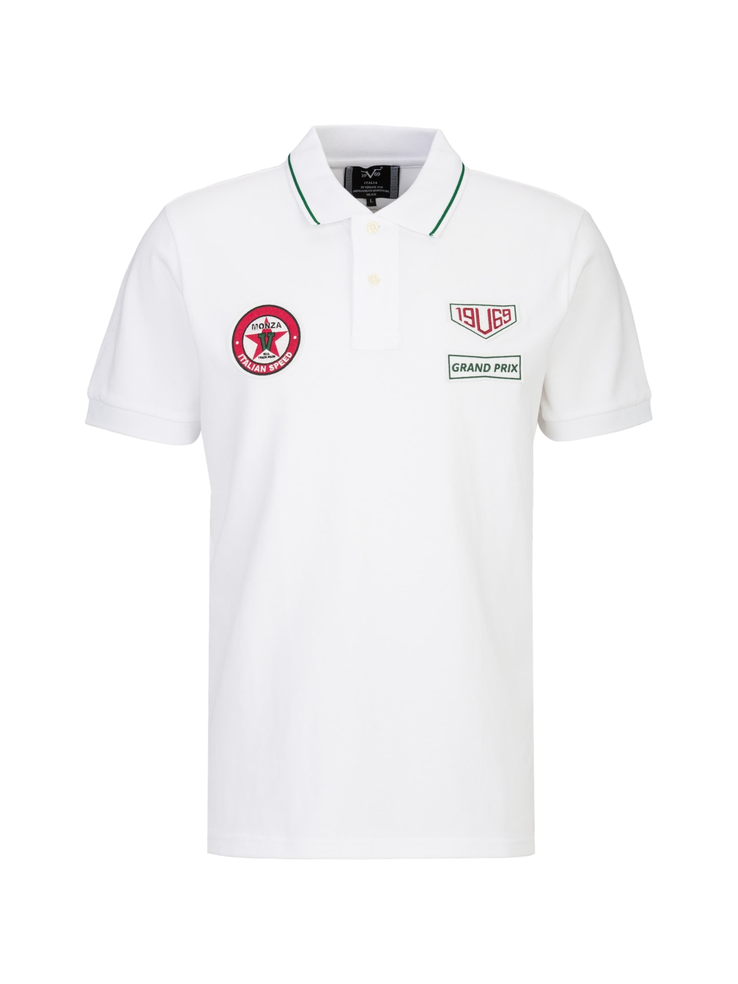 

19V69 ITALIA Футболка 'Emilio' в белом цвете